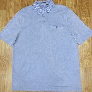 AGE OF WISDOM REGULAR FIT SHIRT MODAL/POLYESTER BLUE, RED & WHITE LARGE, L